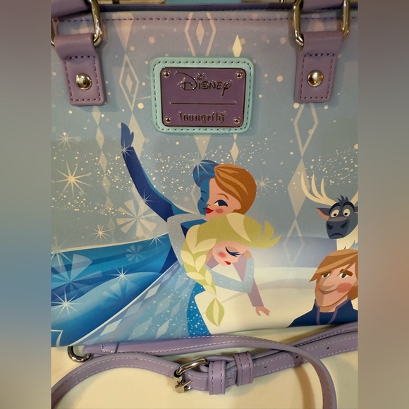 Loungefly Disney Frozen Princess Castle Crossbody Bag Purse - Picture 3 of 16